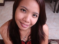 Horny Filipina Aiza is pimped out for sex by best...